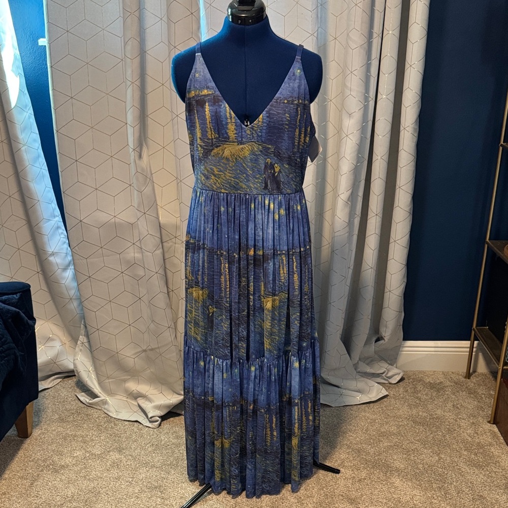 Blackmilk Van Gogh - L Maxi Dress